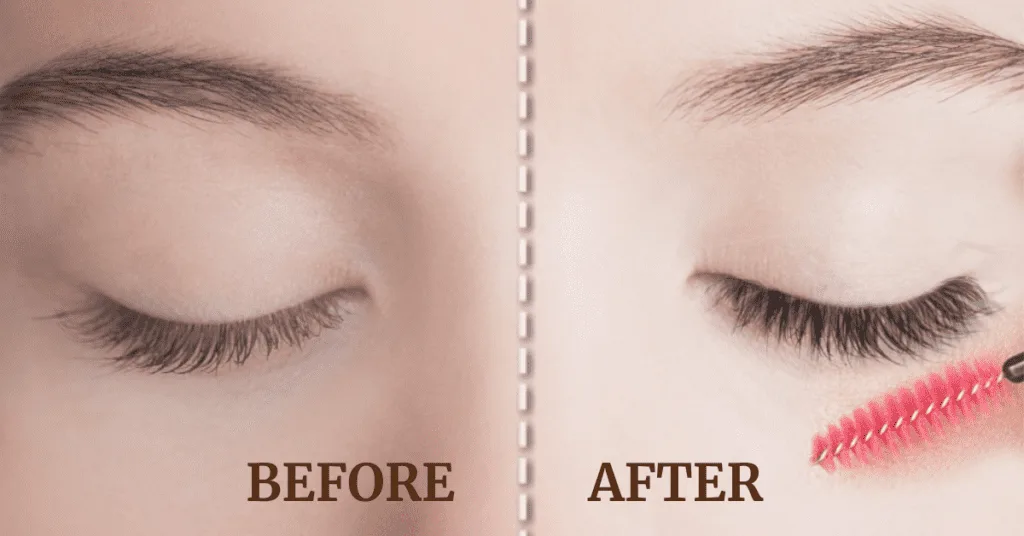 Clear Mascara Before After Pictures Clear Mascara Before & After Picture