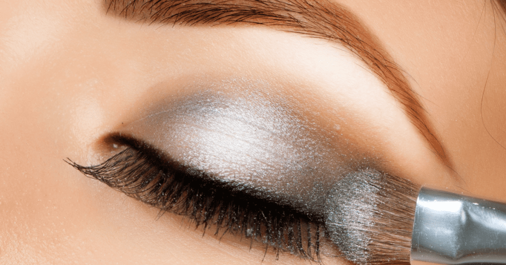 Add layers to adjust and keep eyeshadow from creasing