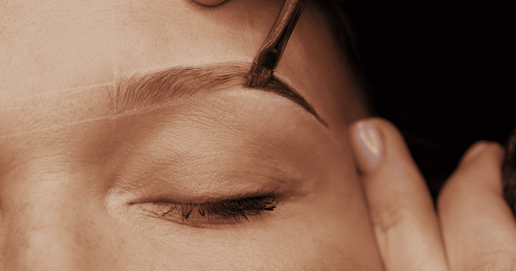 How To Brush Eyebrows Using An Angled Brush