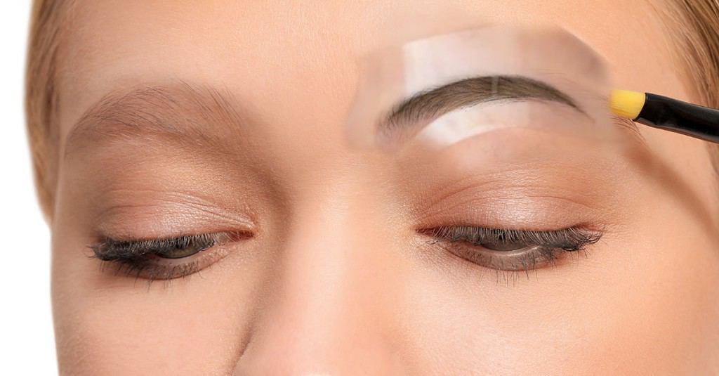 Learn How to use eyebrow stencils even if you don't have eyebrows.