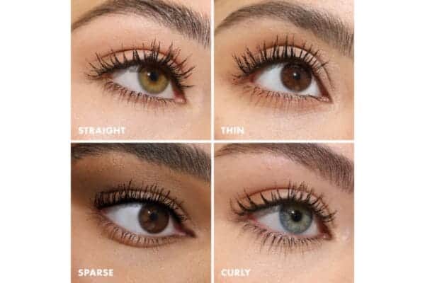 Wear test of Milani Highly Rated Lash Extensions Tubing Mascara on different eye types