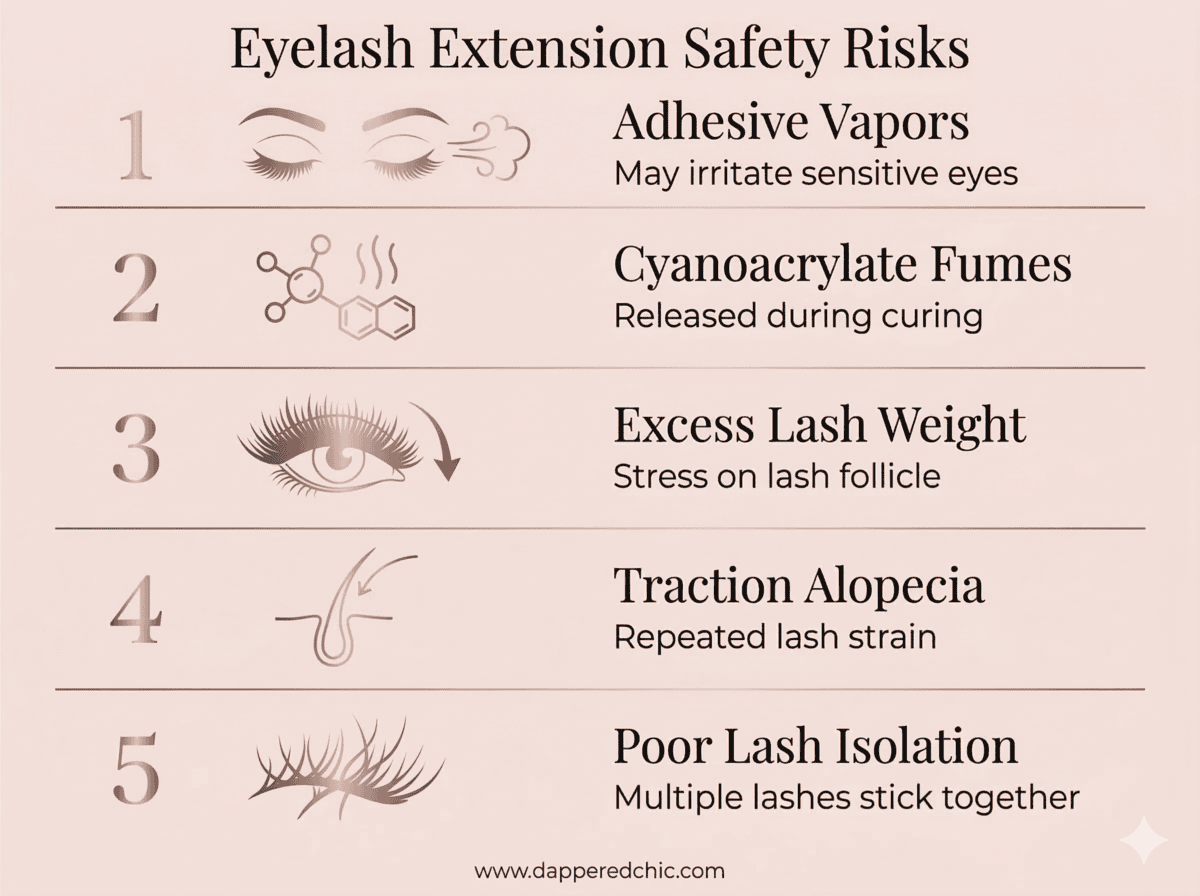 Common Eyelash Extension Safety Risks 1